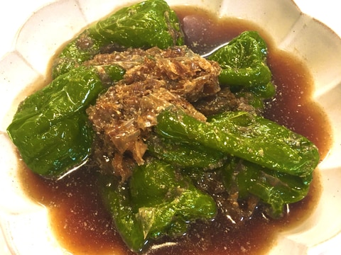 ご飯にもう一品!ピーマンの揚げ浸し